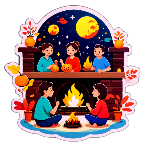 中秋夜圍爐團聚