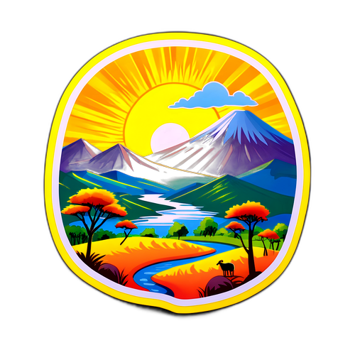 Inspirativní samolepka z Rwandy