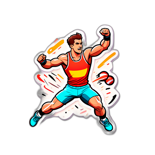 סטיקר ספורטיבי