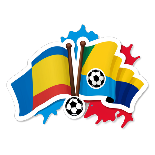 Epic Showdown! Colombia vs. Uruguay - The Sticker Every Soccer Fan Must Have!