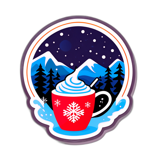 Winter vol Liefde Sticker