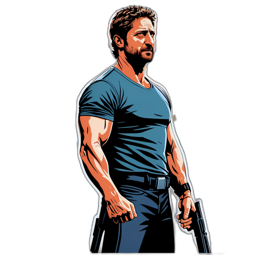 Gerard Butler w heroicznym pozie