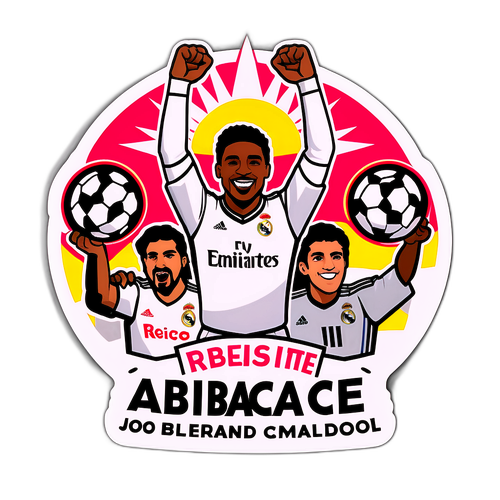 알바세테와 레알 마드리드 응원 문화 스티커