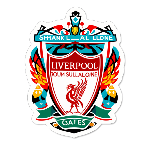 Sticker tematyczny Liverpoolu