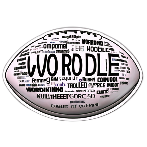 คำว่า "Wordle" ในแบบฟุตบอall