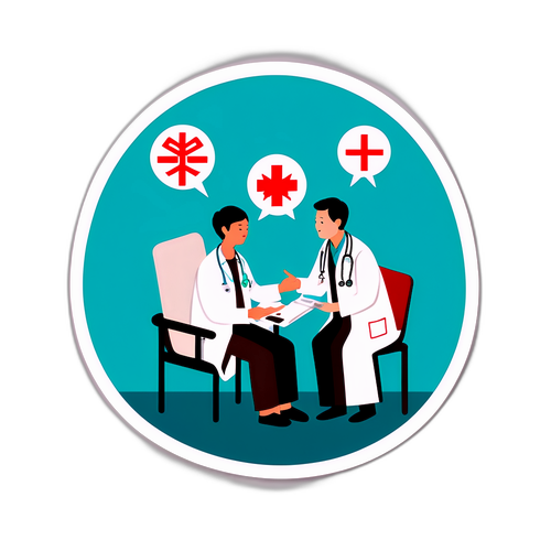 沈阳医院门诊科交流场景