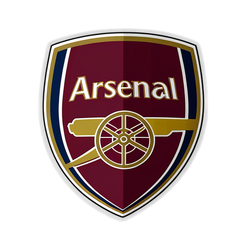 Designa en klistermärke med Arsenal- och Aston Villa-logotyper inuti en fotboll