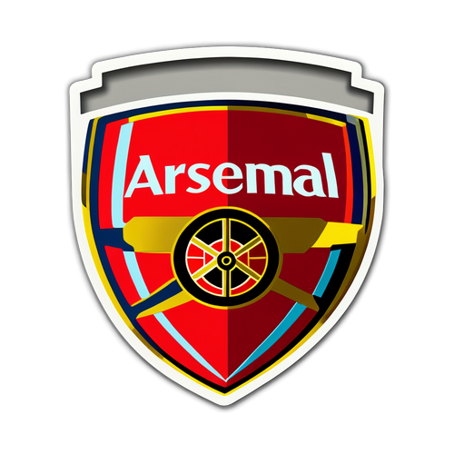 Wapenzi wa Arsenal, Furahia Msimu Mpya na Sticker Hii ya Mvuto Kabisa!