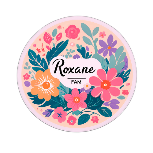 Autocollant Roxane Fam