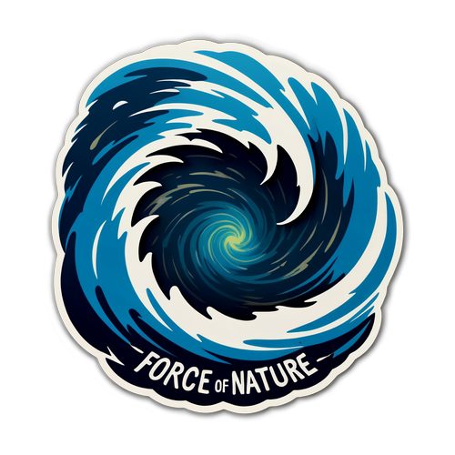 Ontdek de Kracht van de Natuur: Deze Storm Sticker is een Must-Have!