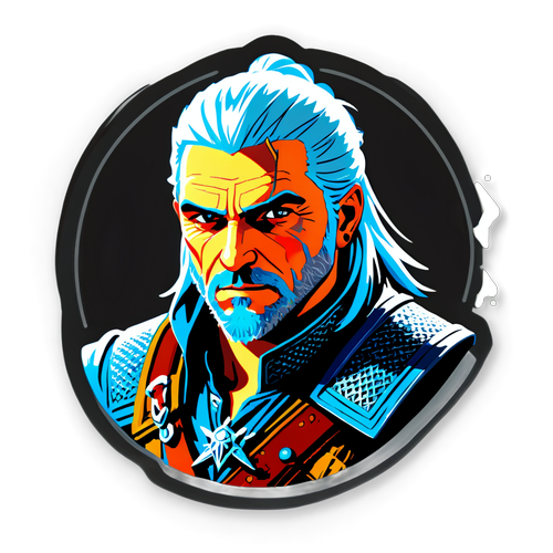 Αυτοκόλλητο για Witcher 4 με τον Geralt