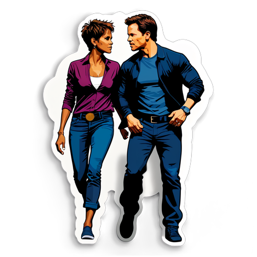 United in Action: The Epic Fusion of Halle Berry and Mark Wahlberg!