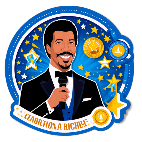 Sticker de Celebración de los Logros de Lionel Richie