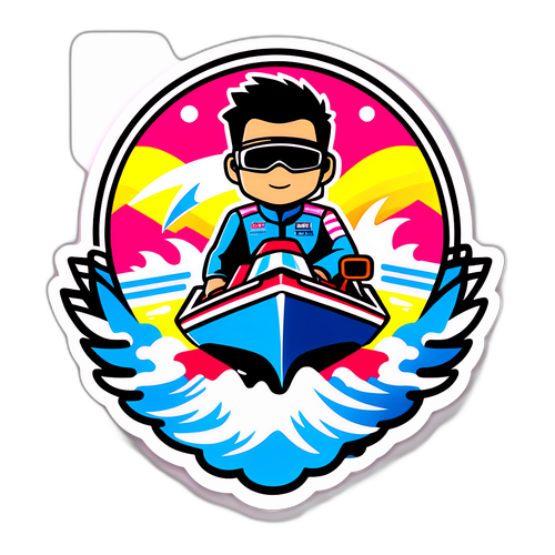 徳山ボートレースの鮮やかなレースシーンをサポートするキャラクターのデザイン