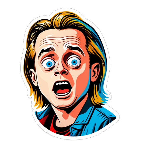 Quirky Macaulay Culkin Sticker