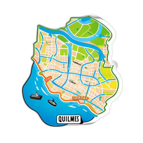 Mapa de Ciudades Destacadas: Quilmes y Corrientes