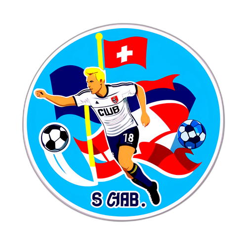 Παίκτης ποδοσφαίρου από τον Bodø/Glimt σκοράρει γκολ