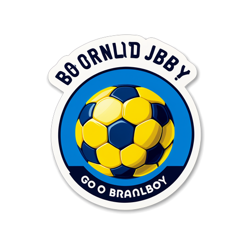 Brøndby IF Logo Klistermærke