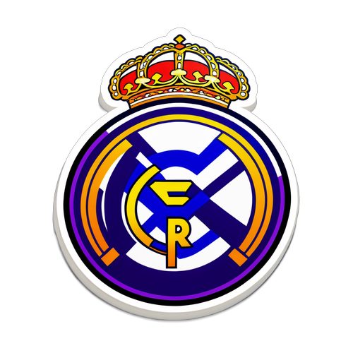 Adesivo Iconico del Logo Real Madrid