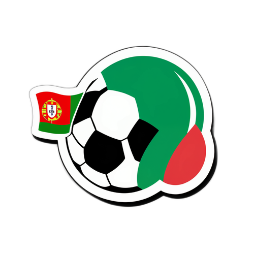 Fußballspiel zwischen Irland und Portugal