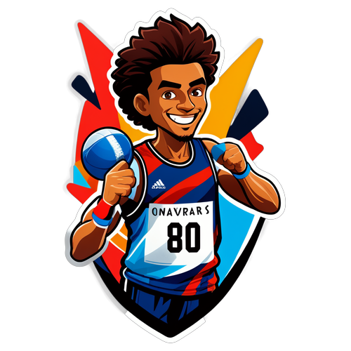 Sporty Sticker af Navarro