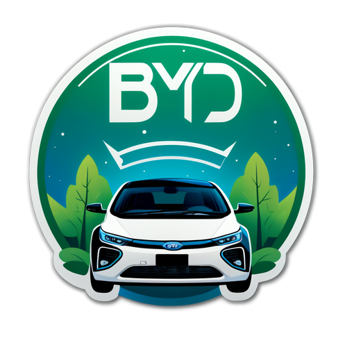 BYD 전기차 에코 친화적인 디자인 스티커