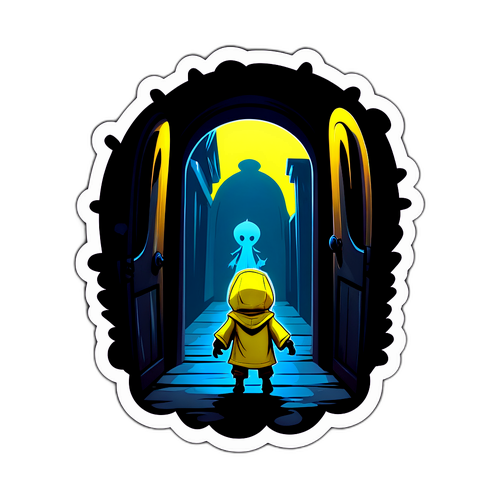 Conception d'un autocollant 'Little Nightmares 3'
