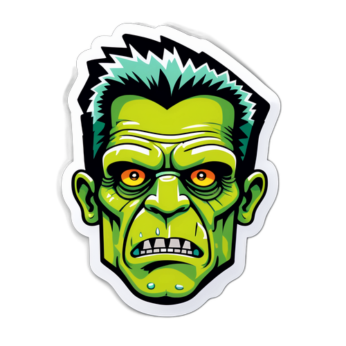 Modern Frankenstein-szörny matrica