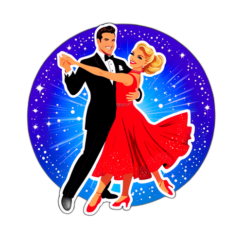 Момент танцю з шоу "Танці з зірками"