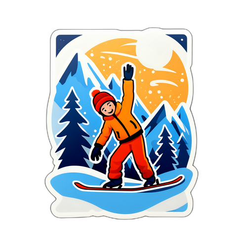 Lyžařský zážitek ve zimní atmosféře