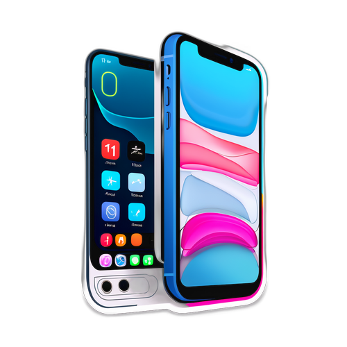 受iPhone 17启发的贴纸
