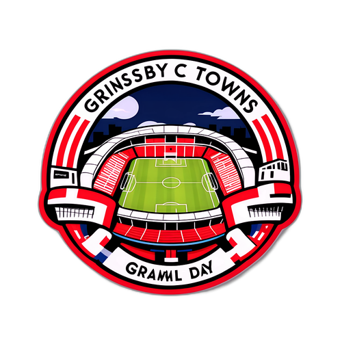 Sticker ya Uwanja wa Grimsby Town