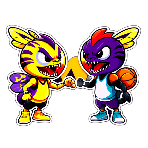 Mga Karakter ng Hornets at Raptors