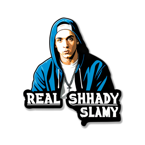 Vintage Eminem Sticker - Real Slim Shady