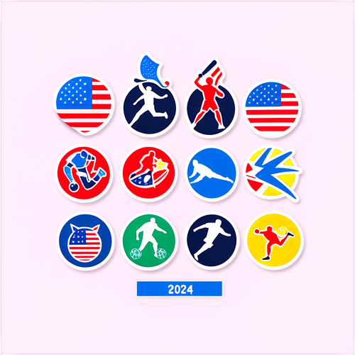 Energi Olimpik 2024! Sokong Pasukan Amerika Syarikat dengan Sticker Ikonik Ini!