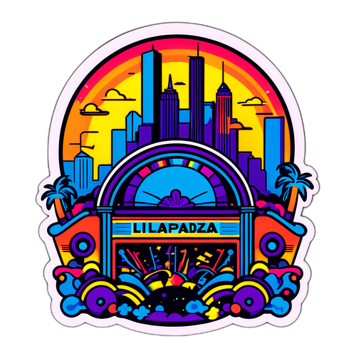 音樂節貼紙 - Lollapalooza 主題