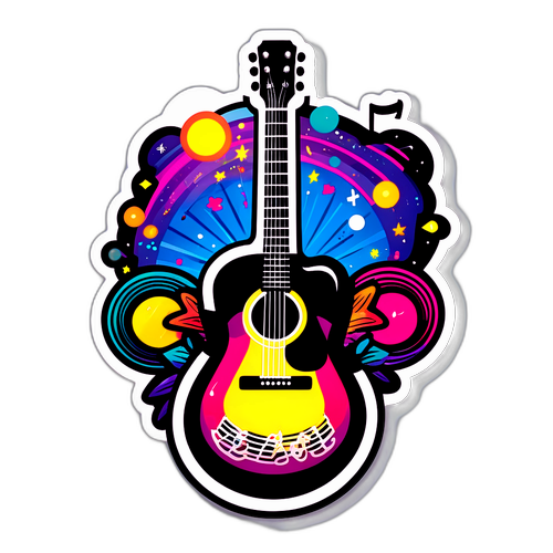 Vrolijke sticker voor Rock Werchter 2026
