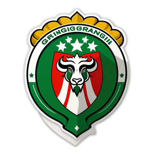 Ontdek de Iconische Sticker: FC Groningen's Logo in Groene en Witte Glorie!