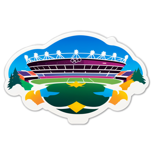 ¡La Celebración Olímpica Capturada! Descubre el Sticker Que Te Hará Sentir la Emoción del Estadio