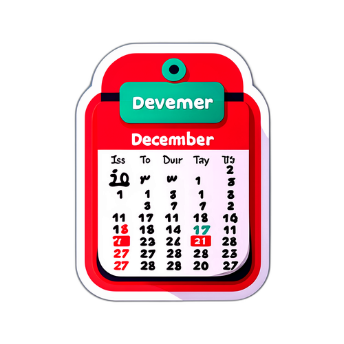 Özel Günler Takvimi Stickerı