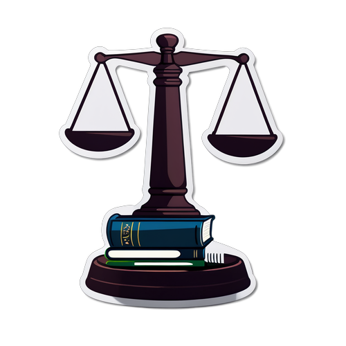 Modern and stylish stickers for Lex, reflecting legal themes with creative simplicity using icons like gavel, scales, and law books in a minimalist design.