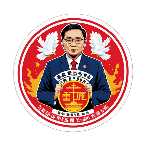 广东省委书记主题贴纸