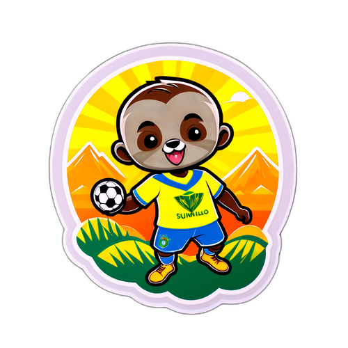Stika ya Kichekesho ya Kichaka cha Mamelodi Sundowns