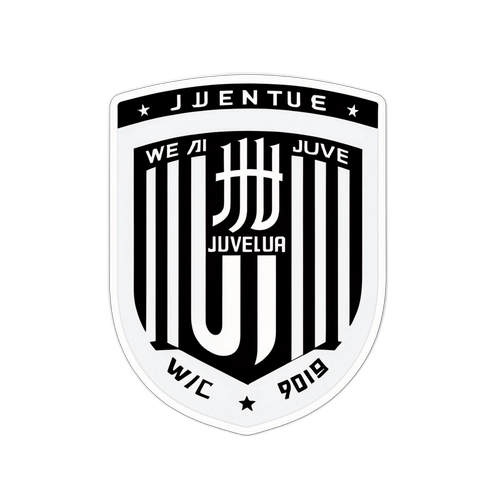 Juventus Stadion Aufkleberdesign