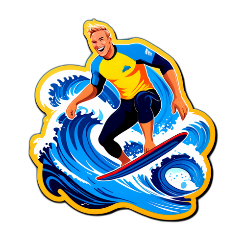Surfing Med Mikkel Beha Erichsen
