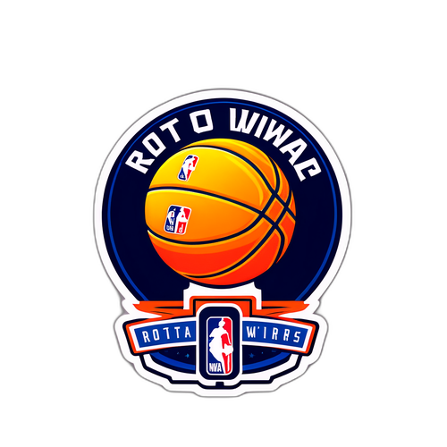 Disenyo ng Modernong Sticker para sa Rotowire NBA