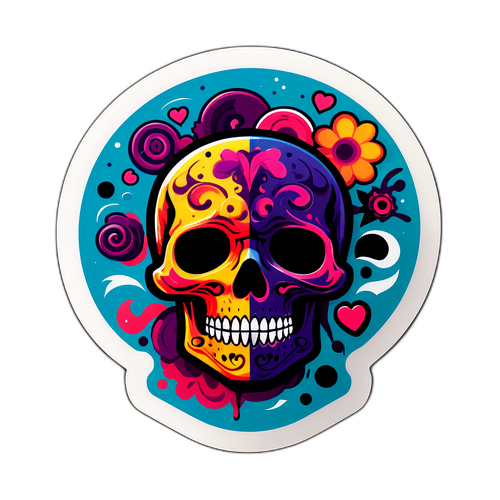 Stiker Mood Berwarna Dalam Tema 'Romantic Homicide'