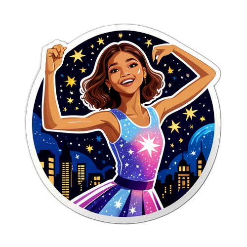 Zendaya Táncol a Csillagos Éjben