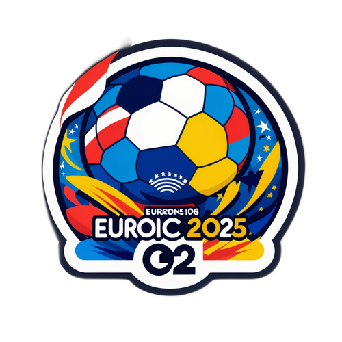 Σφραγίδα για τη Γιορτή Ποδοσφαίρου Euro 2025