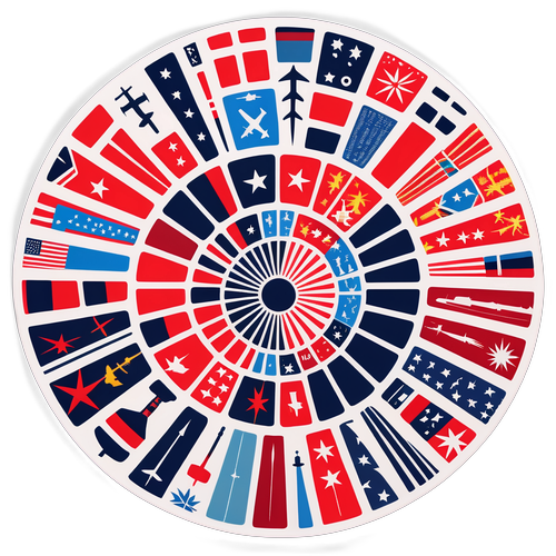 创意图案：第二次世界大战的历史与后果